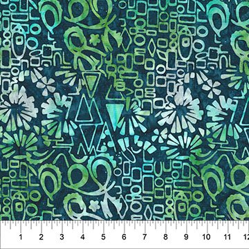 Abstraction - Collage Abstract Midnight 45" wide fabric per yard