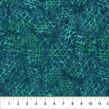 Abstraction - Crosshatch Midnight 45" wide fabric per yard