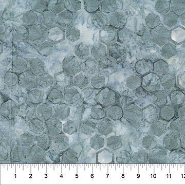Abstraction - Hexies - Charcoal 45" wide fabric per yard - Choice FabricsFFDS-83813-94 15