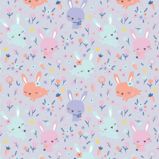 Camelot Flannels - 89200201B - 04 - Bunny Heads - Choice Fabrics89200201B-04