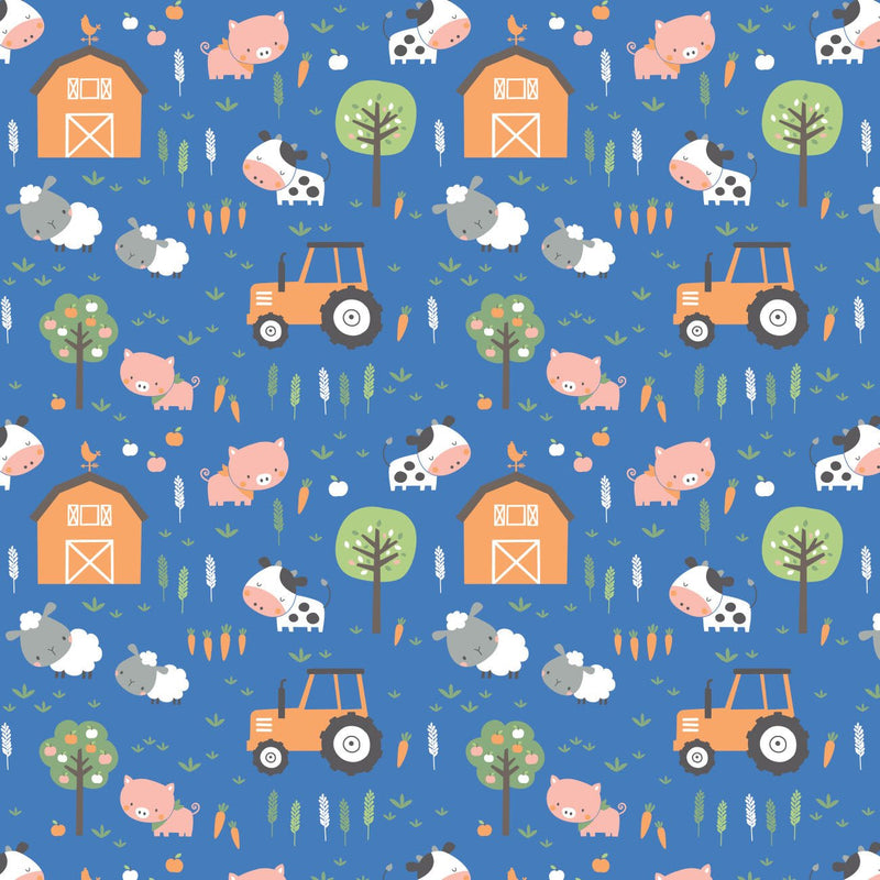 Camelot Flannels - 89230203B - 01 - Barnyard Friends - Choice Fabrics89230203B-01