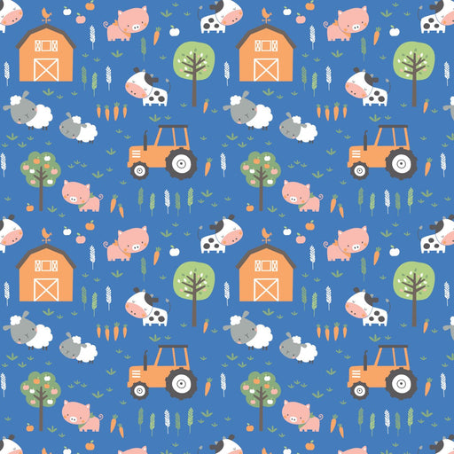 Camelot Flannels - 89230203B - 01 - Barnyard Friends - Choice Fabrics89230203B-01