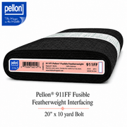 Pellon® 911FF Fusible Featherweight Interfacing – 20" x 10 yard Bolt (Black) - Choice FabricsDS911FFC-2010BOLT