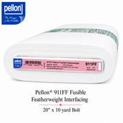 Pellon® 911FF Fusible Featherweight Interfacing – 20" x 10 yard Bolt (White) - Choice FabricsDS911FF-2010BOLT