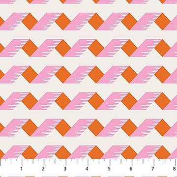 Bits And Bobs Tape Pink 44"/45" Cotton Fabric Per Yard - Choice Fabrics91268-21