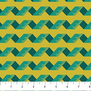 Bits And Bobs Tape Teal 44"/45" Cotton Fabric Per Yard - Choice Fabrics91268-64