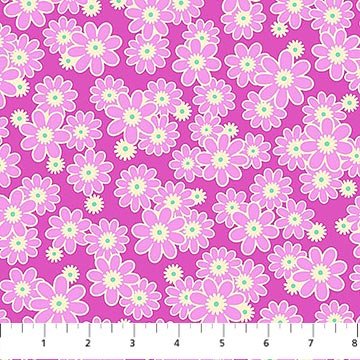 Daily Crush Dear Daisy Violet 44"/45" Fabric Per Yard - Choice Fabrics91284-28