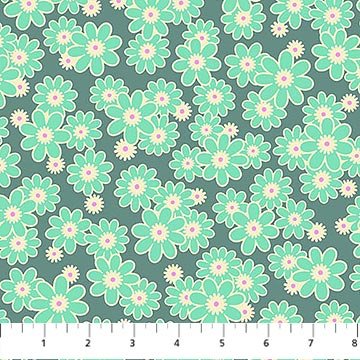 Daily Crush Dear Daisy Slate 44"/45" Fabric Per Yard - Choice Fabrics91284-64