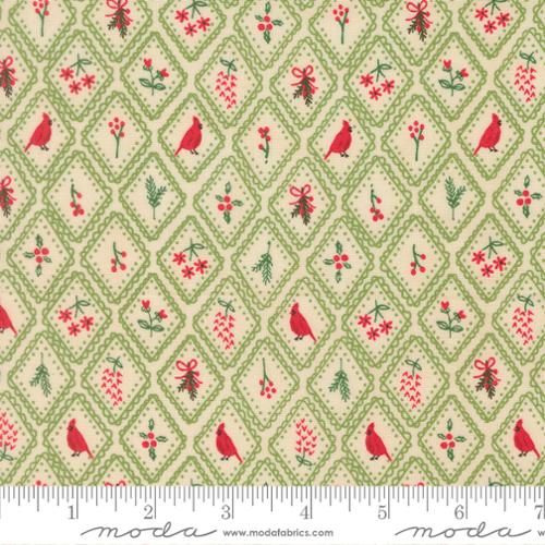 Holiday Cheer Mistletoe Christmas Charm 44"/45" Cotton Fabric Per Yard - Choice Fabrics20974-13
