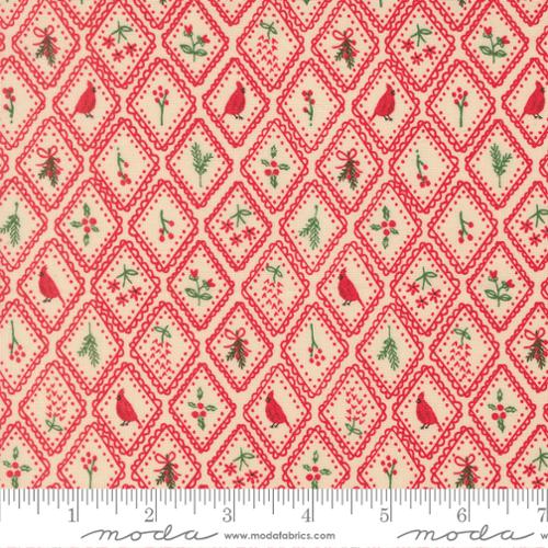 Holiday Cheer Poinsettia Christmas Charm 44"/45" Cotton Fabric Per Yard - Choice Fabrics20974-17