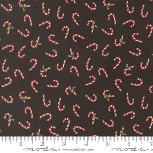 Holiday Cheer Midnight Candy Cane Novelty 44"/45" Cotton Fabric Per Yard - Choice Fabrics20975-20