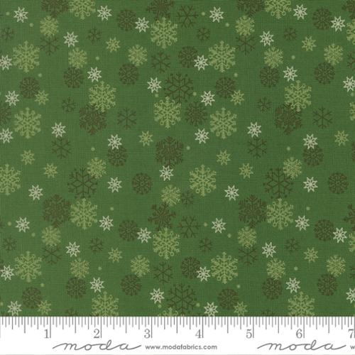 Holiday Cheer Evergreen Snow Flurry 44"/45" Cotton Fabric Per Yard - Choice Fabrics20976-14