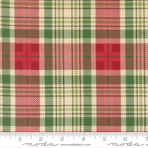 Holiday Cheer Natural Christmas Plaid 44"/45" Cotton Fabric Per Yard - Choice Fabrics20977-11