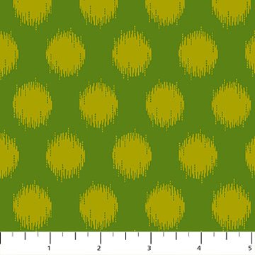 Pop Sugar Green Dots Cotton 44"/45" Fabric Per Yard - Choice Fabrics92060-70