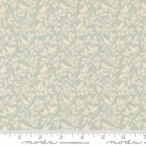True Love Birds Of A Feather Robins Egg 44"/45" Cotton Fabric Per Yard - Choice Fabrics5264-14