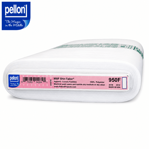 Pellon® 950F ShirTailor® Interfacing 20" x 10 yard Bolt (White) - Choice FabricsDS950F-2010BOLT