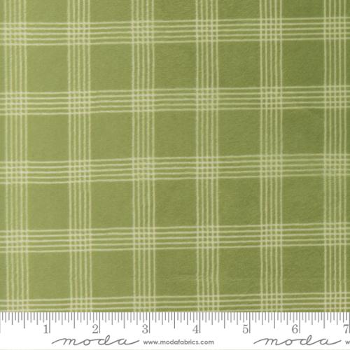 Nantucket Summer Cuddle Plaid Checks Grass Polyester 44" / 45" Fabric per yard - Choice Fabrics55262-16QC
