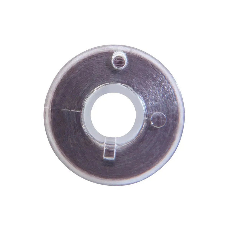 13318 Lead Grey Prewound Clear - Glide Bobbin Tube - Class 15/A - Choice FabricsCG15-13318