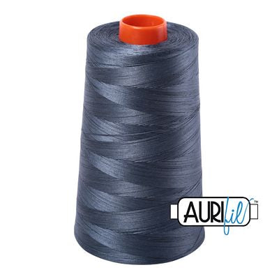 Aurifil 50wt Mako Cotton Embroidery Thread 6452yds - Medium Grey