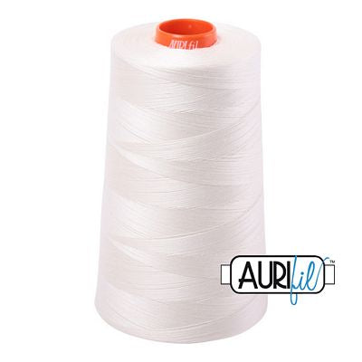 Aurifil 50wt Mako Cotton Embroidery Thread 6452yds - Chalk