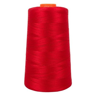 Aurifil 50wt Mako Cotton Embroidery Thread 6452yds - Red