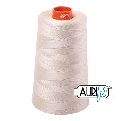 Aurifil 50wt Mako Cotton Embroidery Thread 6452yds - Light Beige