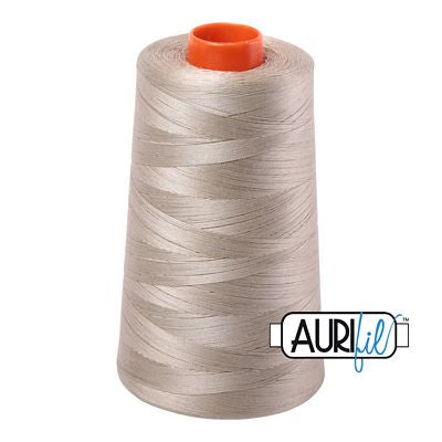 Aurifil 50wt Mako Cotton Embroidery Thread 6452yds - Stone