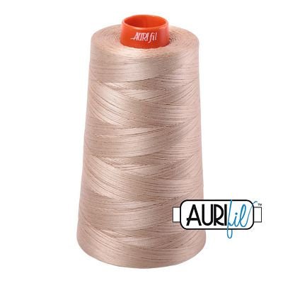 Aurifil 50wt Mako Cotton Embroidery Thread 6452yds - Sand - Choice FabricsA6050-2326