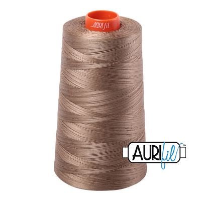 Aurifil 50wt Mako Cotton Embroidery Thread 6452yds - Dark Natural - Choice FabricsA6050-2370