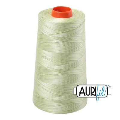 Aurifil 50wt Mako Cotton Embroidery Thread 6452yds - Spring Green