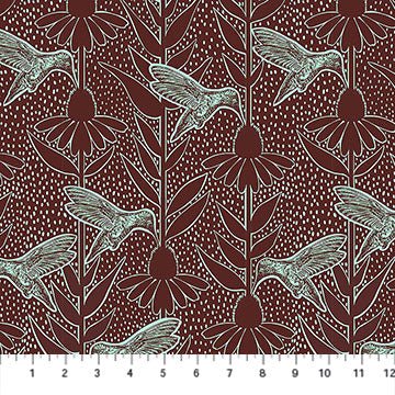 Indelible Ink Humming Patina Cotton 44"/45" Fabric Per Yard - Choice FabricsAMT1007-29V