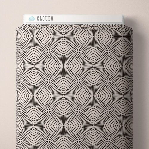 Adrianus Ivory/Black Marsh Havens QC Cotton 44/45 Fabric Per Yard - Choice Fabrics228605