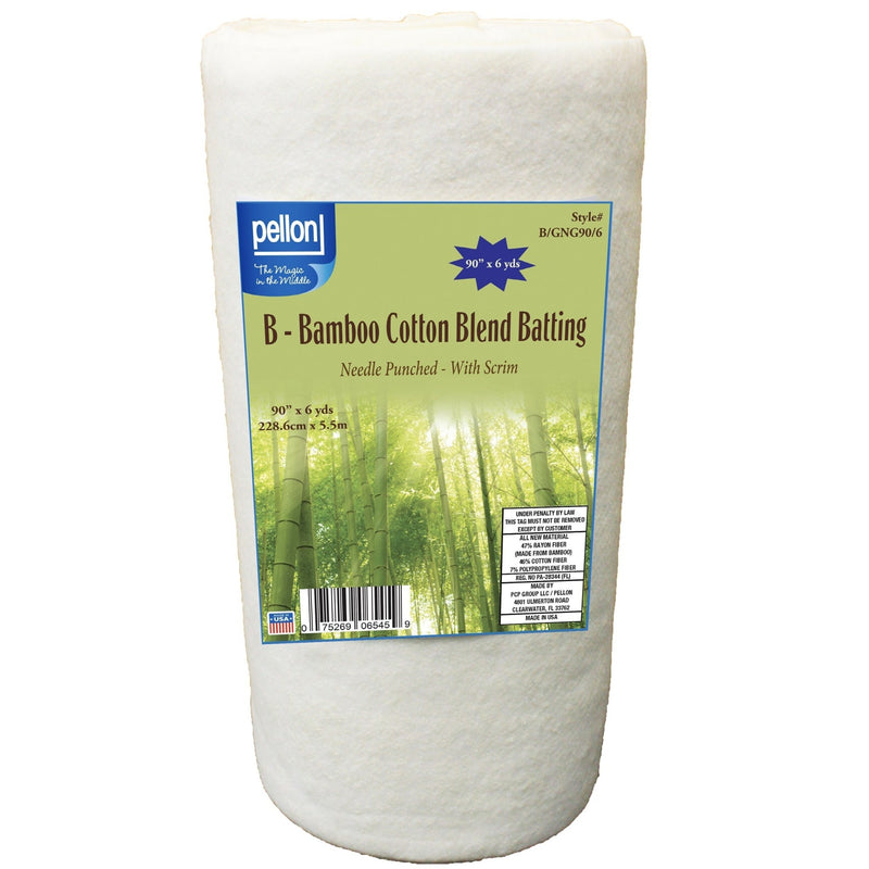 Pellon® Bamboo/Cotton Batting Scrim 90" x 6 yards - Choice FabricsPDS-DSBGNG90/6