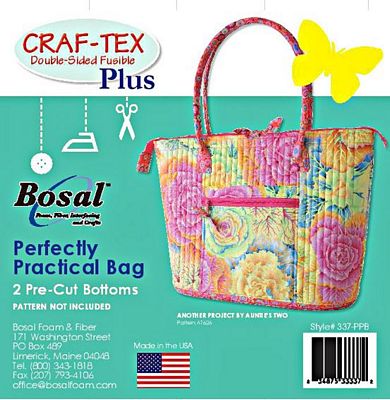Bosal Craf-Tex Plus Practical Bag Bottoms (2 Pack) - Choice FabricsBOS337-PPB