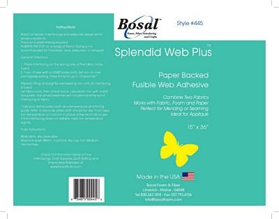 Bosal Splendid Web Plus 15 x 36 in - Choice FabricsBOS445