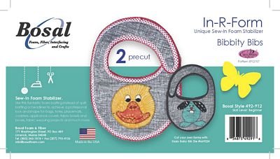 Bosal In-R-Form Sew-In Bib Precuts 8 x 11.5 in (2 Pack) - Choice FabricsBOS492-912
