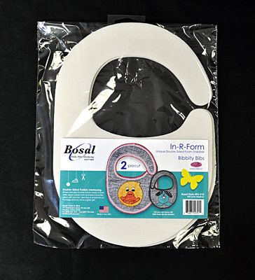 Bosal In-R-Form Plus Fusible Bib Precuts 8 x 11.5 in (2 Pack) - Choice FabricsBOS493-912