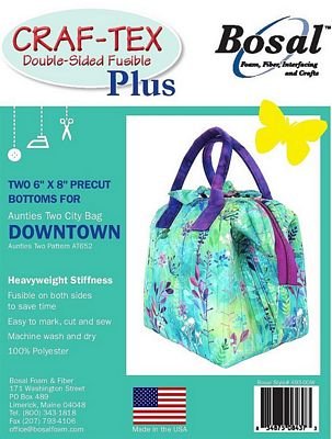 Bosal Craf-Tex Plus Downtown Bag Bottoms 6 x 8 in (2 Pack) - Choice FabricsBOS493-DOW