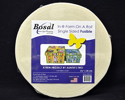 Bosal In-R-Form Single-Sided Fusible Roll 2-1/4 in x 20 yd - Choice FabricsBOS495S-20