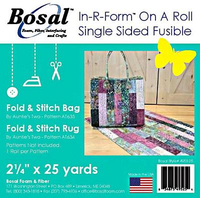Bosal In-R-Form Single-Sided Fusible Roll 2-1/4 in x 25 yd - Choice FabricsBOS495S-25