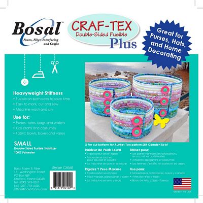 Bosal Craf-Tex Plus Bowl Bottoms - Small (2 Pack) - Choice FabricsBOSCAMS