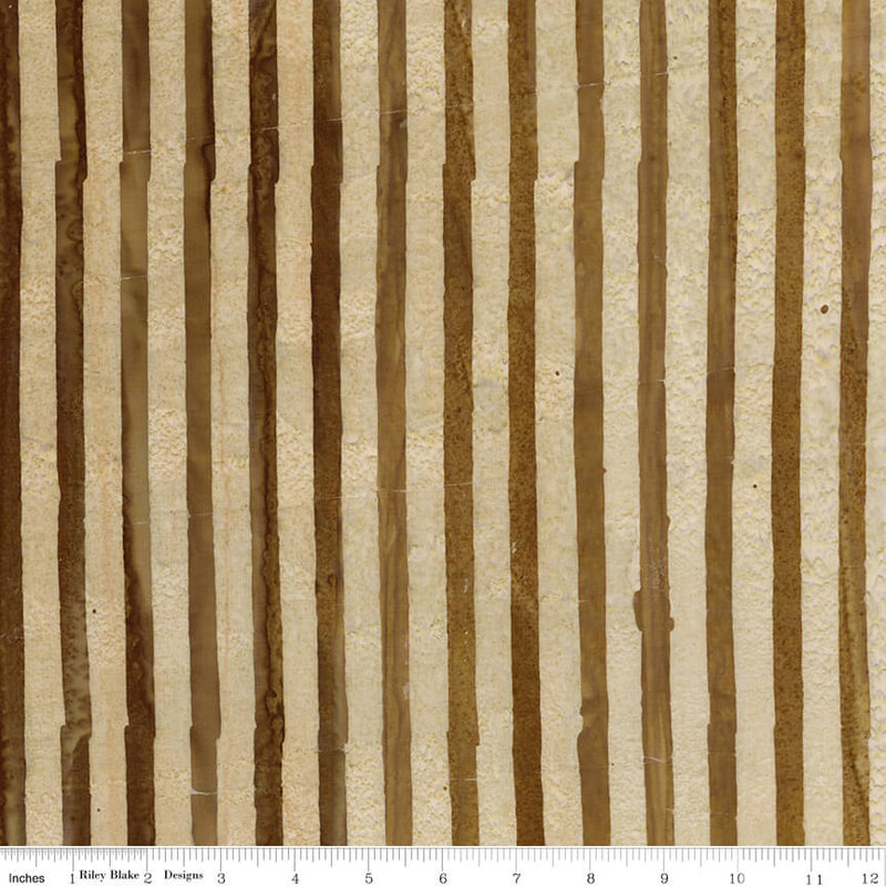 Elementals Batiks - Get in Line - Burnt Sugar (3 - Yard Pack) - Choice FabricsBT21300-135