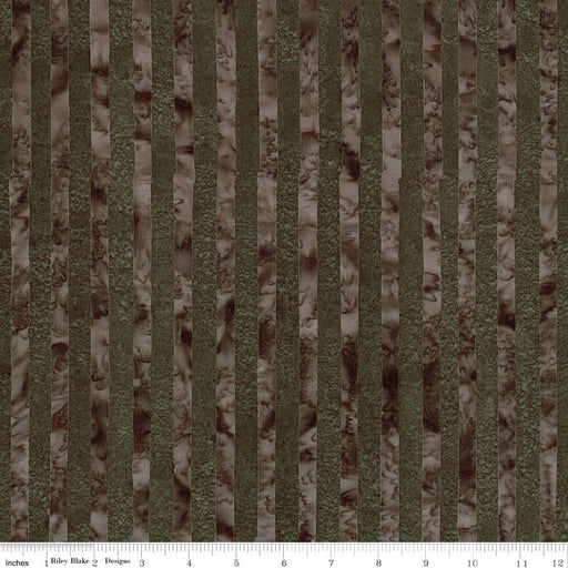 Elementals Batiks - Get in Line - Dark Vintage Green (3 - Yard Pack) - Choice FabricsBT21300-328