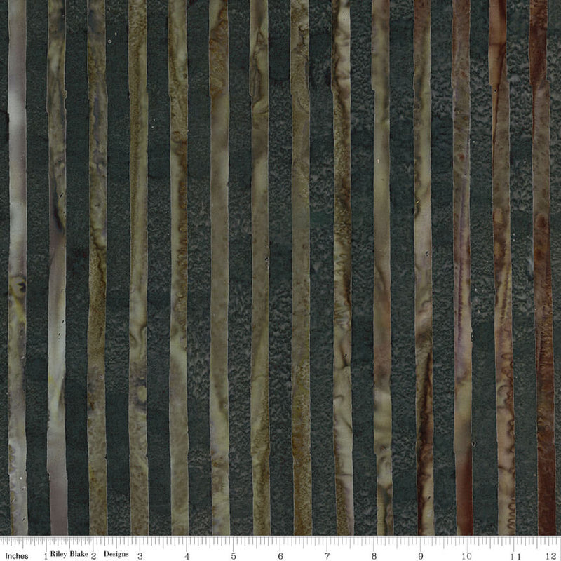 Elementals Batiks - Get in Line - Pine Haven - Choice FabricsBT21300-719