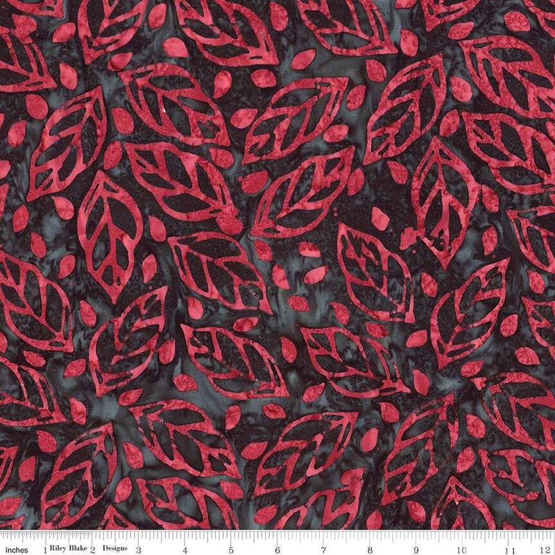 Expressions Batiks - Floral Reflections - Black Cherry Chutney (3 - Yard Pack) - Choice FabricsBT23183-227