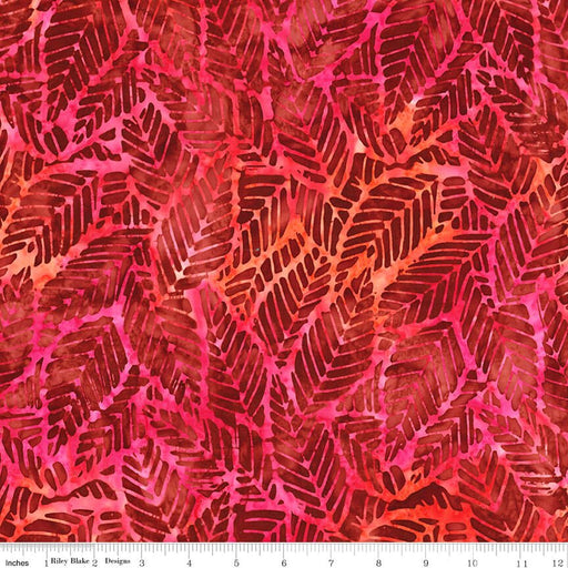 Expressions Batiks - Floral Reflections - Red Candy Riot (3 - Yard Pack) - Choice FabricsBT23185-224