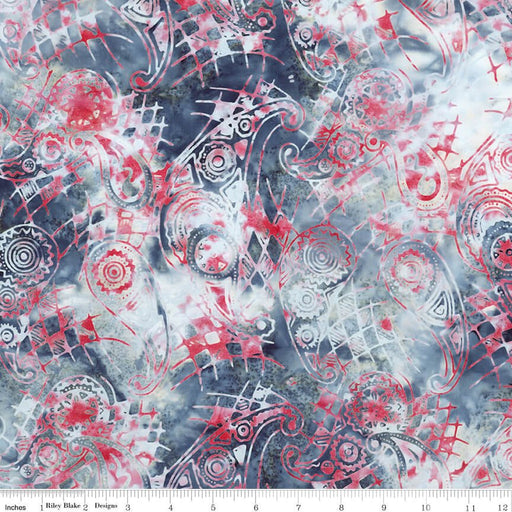 Splatter Batiks - Spicy Sprinkles - Choice FabricsBT23392-124