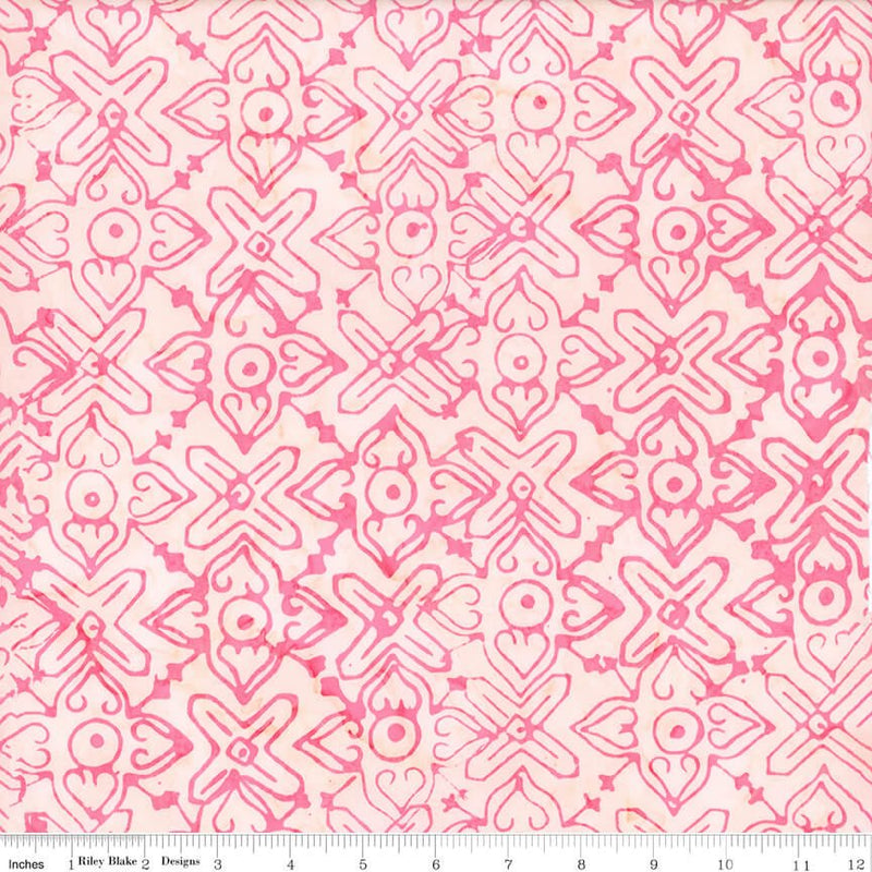 Love Punch Batiks - Piggy Pink - Choice FabricsBT23491-191