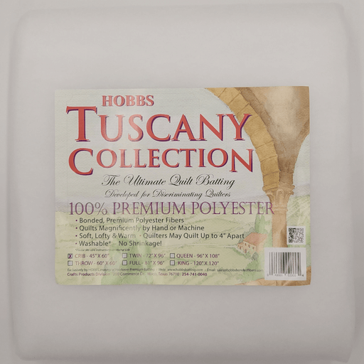 Hobbs Tuscany 100% Polyester Batting Package - Choice FabricsTP-45