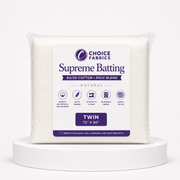 Supreme Batting - 80/20 Cotton/Poly Blend - Twin (72" x 90") - Choice FabricsBX-60365-003